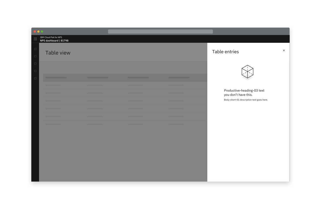 Empty state pattern – Carbon Design System