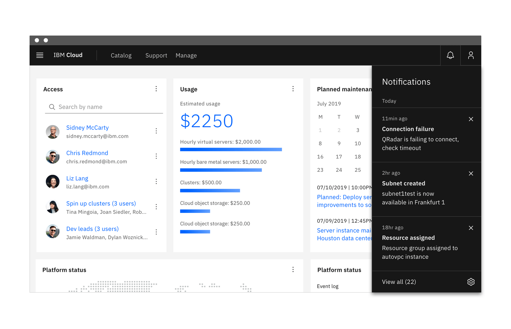 Notifications – Carbon Design System
